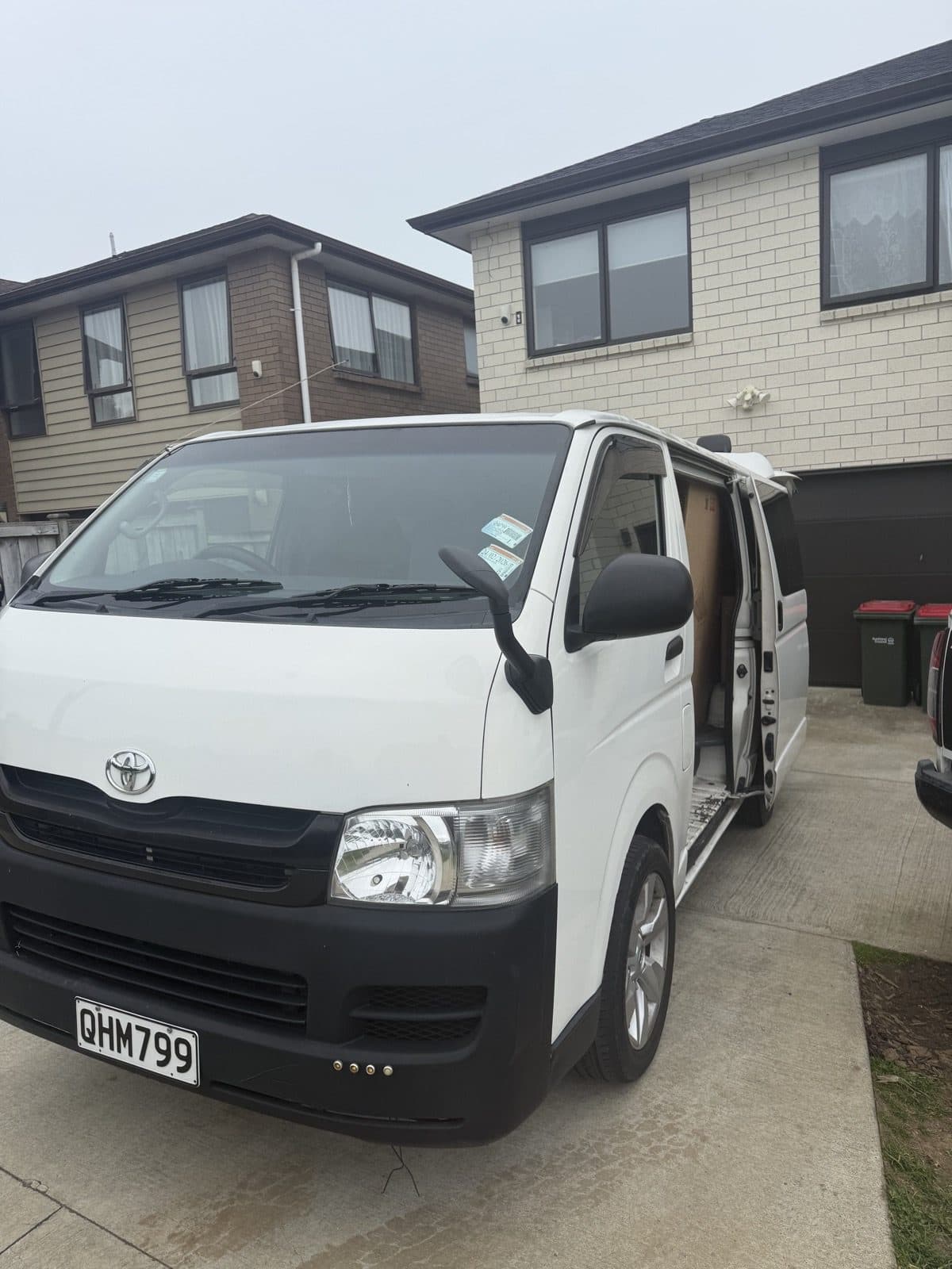 Our van loaded and ready to head out