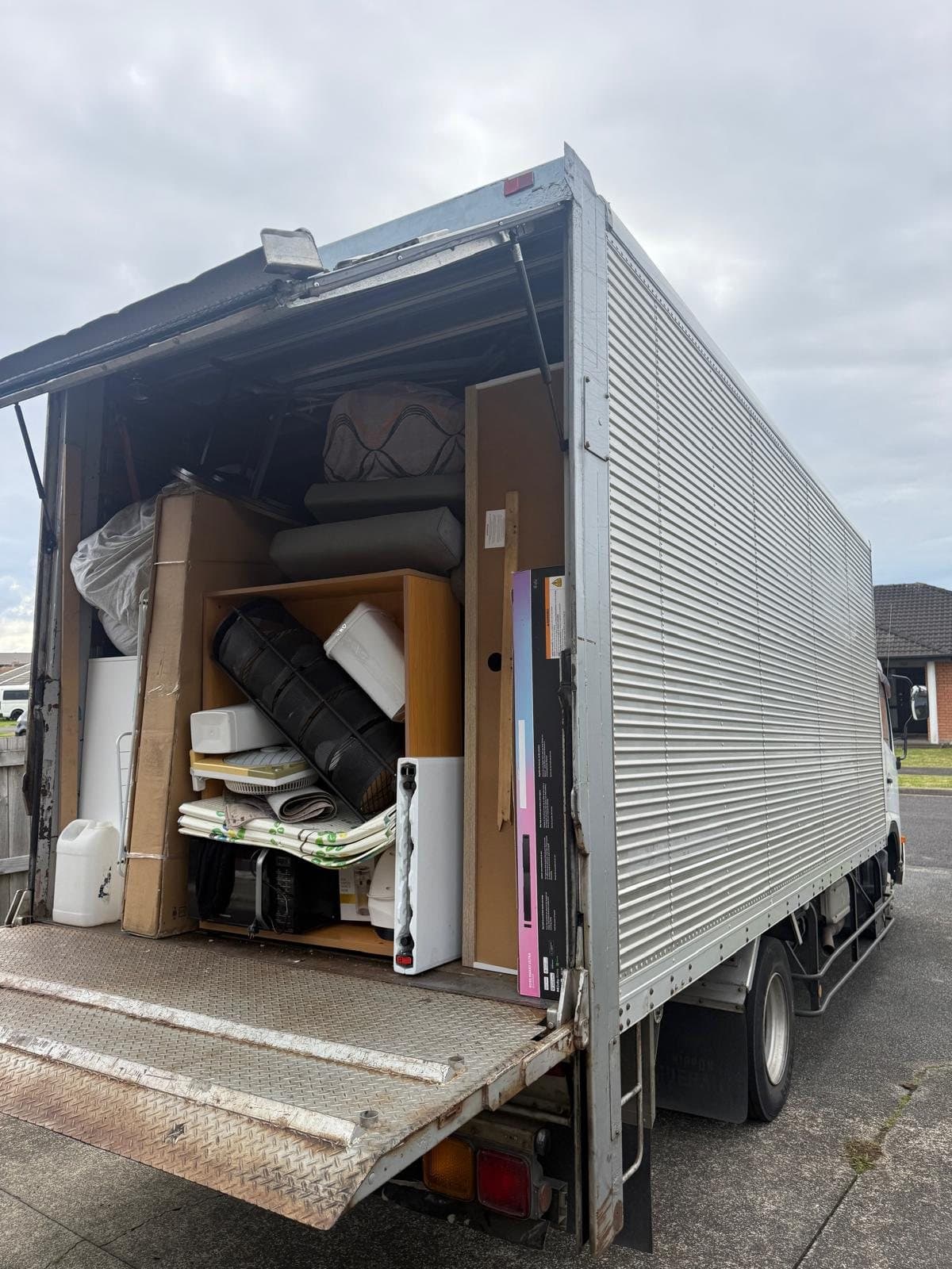 Our truck loaded up for a full house move